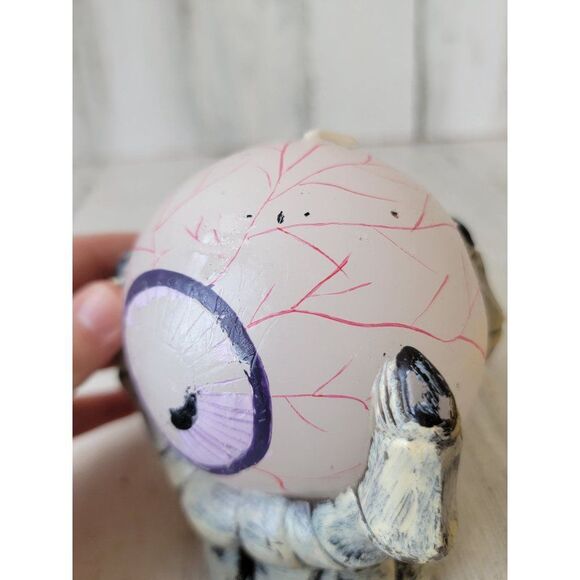 Halloween spooky eyeball candle witch hand skeleton prop decor - Picture 10 of 14